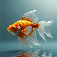 Fototapeta premium goldfish in aquarium