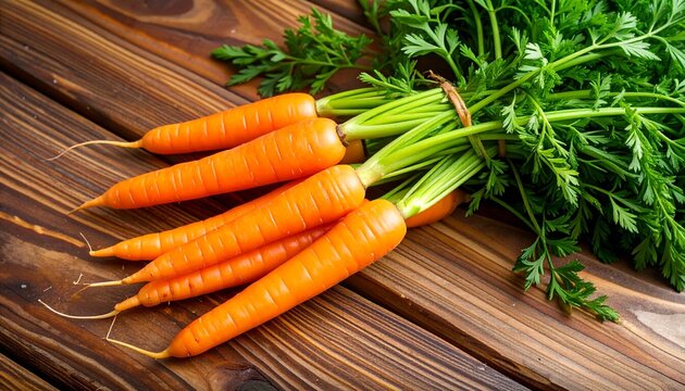 Carrots with Green Tops