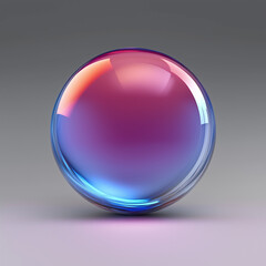 abstract glossy sphere