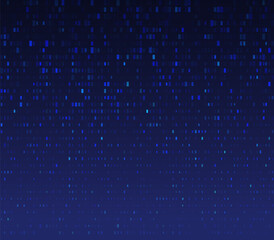 Obraz premium Blue Tech Finance Fintech Background Abstract Pixel Pattern. Abstract Business Tech Science Vector Backdrop.