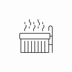 hot tub store icon sign vector