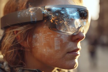 Data Stream Vision - Human-Tech Fusion in AR Environment