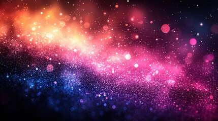 Cosmic light show outer space digital art vibrant colors abstract imaginative concepts