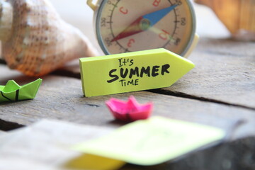 It's summer time creative concept.