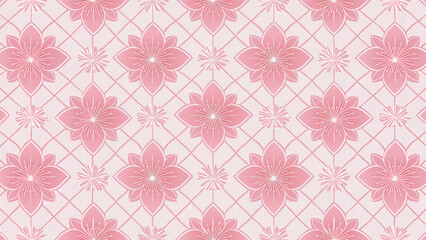 Seamless Sakura Blossom Pattern