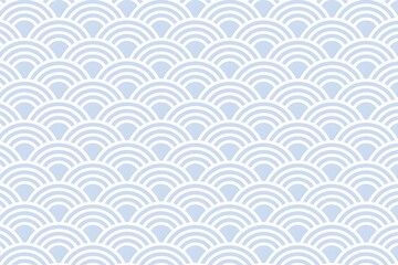 A pale blue and white wave pattern.