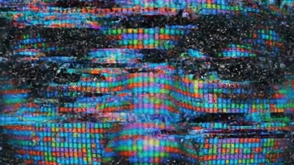 Human face subtly revealed through vibrant data streams, symbolizing technology, science, and digital identity in a modern age - Powered by Adobe