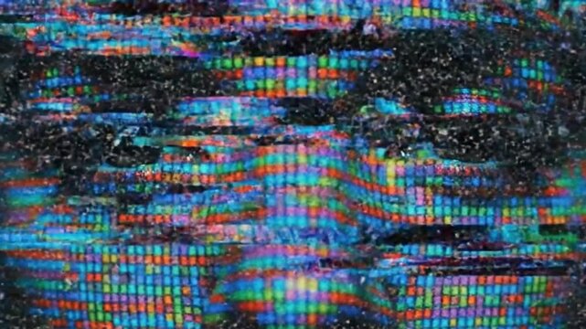 Human face subtly revealed through vibrant data streams, symbolizing technology, science, and digital identity in a modern age - Powered by Adobe