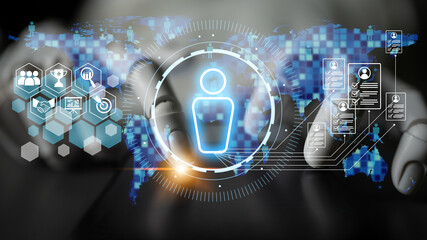 AI artificial intelligence transforms hiring with digital recruiters, virtual HR assistants, and smart matching tools for modern talent acquisition. Latch