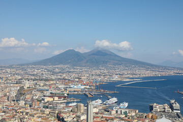 View of Naples and Vesuvius