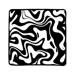 Abstract black and white wavy pattern design for backgrounds and modern art projects with fluid shapes effect