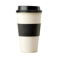 Minimalist Coffee Cup Presentation Against Dark Background for Commercial Use