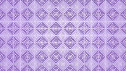 Seamless Geometric Japanese Pattern in Purple