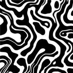 Abstract black and white seamless pattern vector design for textile and surface design background texture