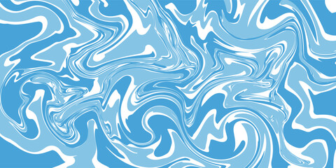 Blue deep sea marble texture