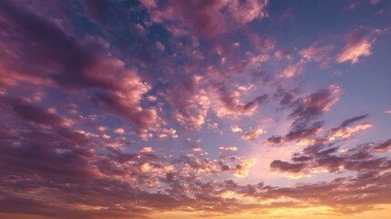 Fototapeta premium Beautiful sunset sky clouds scenic landscape nature background wallpaper hd photography stock image free download