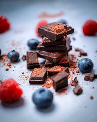 Dark Chocolate with Berries