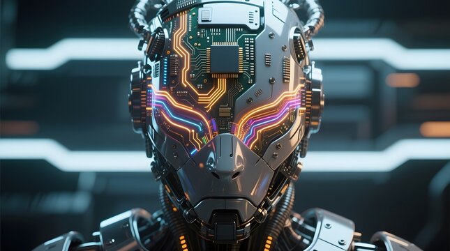 Sci-Fi Robot - Powered by Adobe