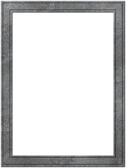 leerer Rahmen, Hochformat, aus zerkratztem Material