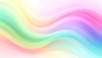 Obraz premium Abstract pastel wavy background