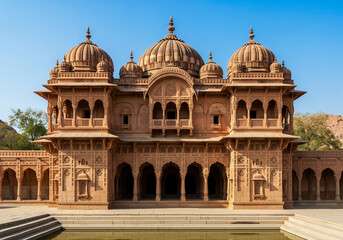 Obraz premium Indian Temple Sandstone Architecture