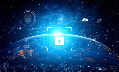 AI cyber security system using biometric authentication and privacy control. Cyber security protects identity, cybersecurity detects threats, cybersecurity ensures safety, and secures data. Vouch