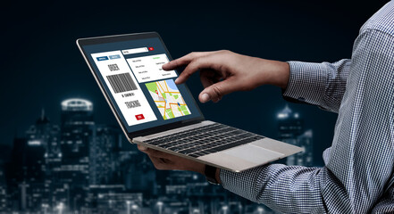 Delivery tracking system for e-commerce and modish online business to timely goods transportation and delivery