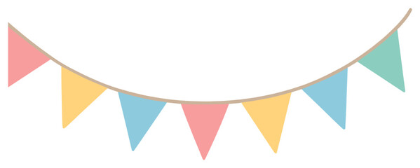 Party themed 3d icon set. featuring bunting, cake, balloons, gifts, confetti, and music symbols