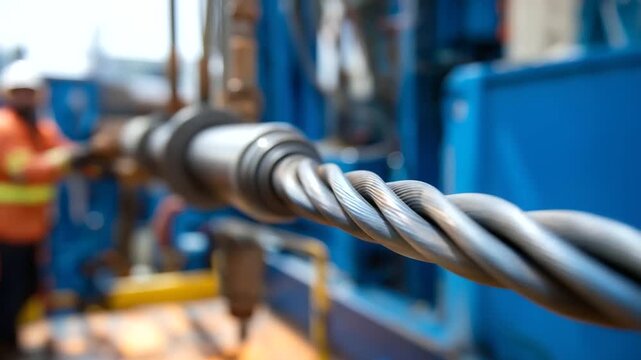 Offshore rig setting with directional control technology in action representing CTD operations, downhole telemetry, live well intervention, real-time data