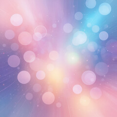 Obraz premium Abstract dreamy background blending iridescent pastel gradients and soft bokeh effects for minimalist website branding concepts