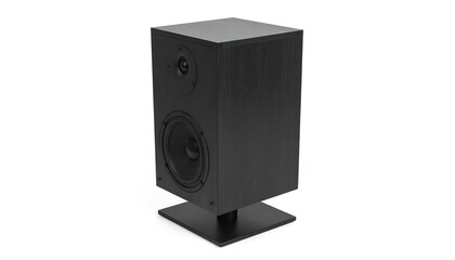 Obraz premium Dark speaker on a pedestal