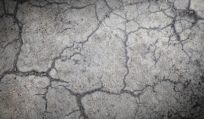 texture of the crumbling cement coating