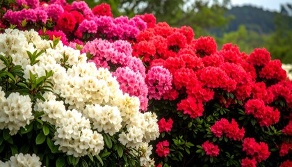 Vibrant flower display