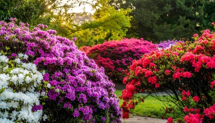 Vibrant flower garden