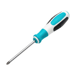 Phillips head screwdriver with ergonomic two-tone handle ready for diy projects transparent background