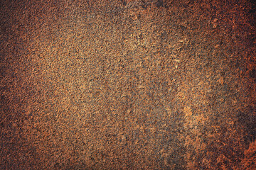 texture of beautiful brown, time-rusted steel