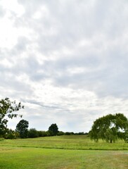 Clouds Over a Field