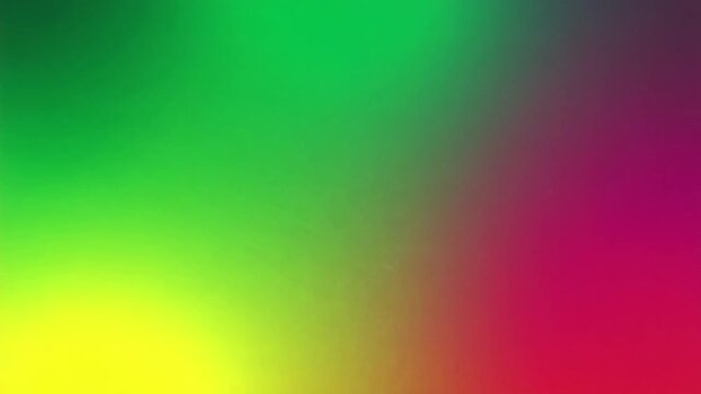 Abstracts Vibrant gradient background with flowing blend of green, yellow, red, and purple hues, seamless motion