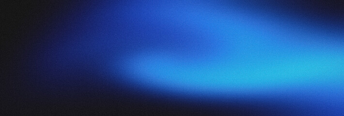 Grainy Blue Gradient Background Retro Futuristic Web Banner Poster