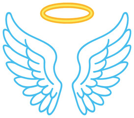 Religious symbols 3d icon set. featuring halo, angel wings, cross, dove, bible, chalice, fish, and candle