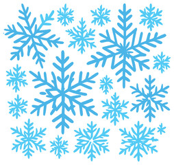 Winter 3d icon set. featuring snowflake, frost, icy, cold, crystal, and winter symbols