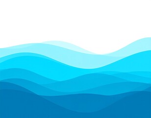 Abstract wavy blue background (1)