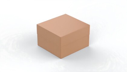 Light beige box on white background