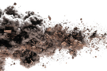 Abstract cloud and earth-like terrain