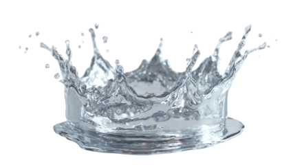 Crown-shaped water splash (1)