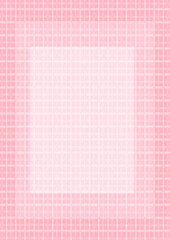 縦の背景　格子とグラデーション　ピンク
