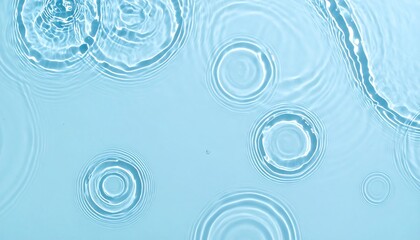 Light blue water surface with ripples