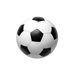Fototapeta premium Soccer ball isolated on white background for sports and recreation equipment and game play illustration
