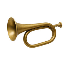 Bugle Isolated on White Background
