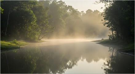 The Aru Islands Sacred Mirror Jungle Reflection at Dawn